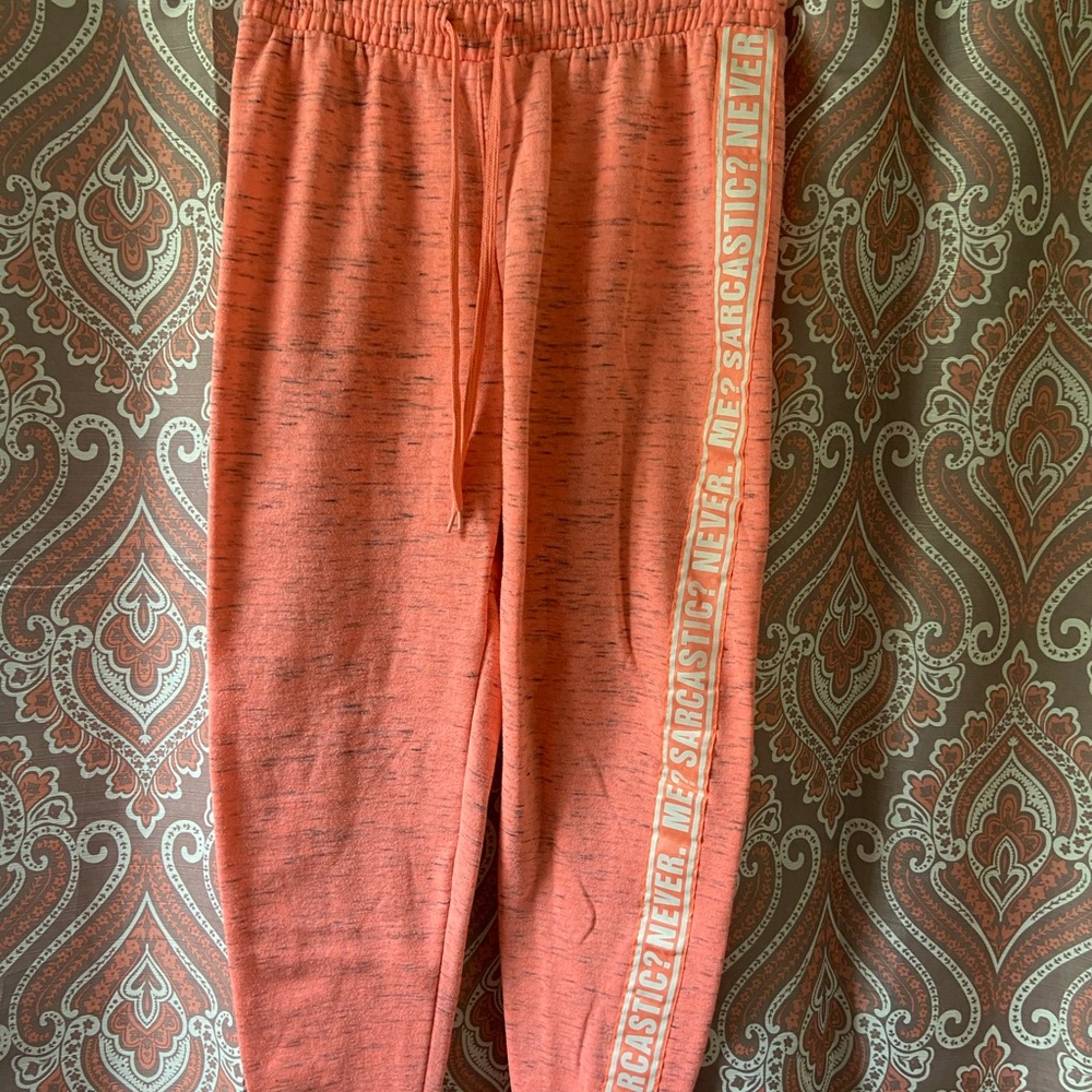 Pink joggers